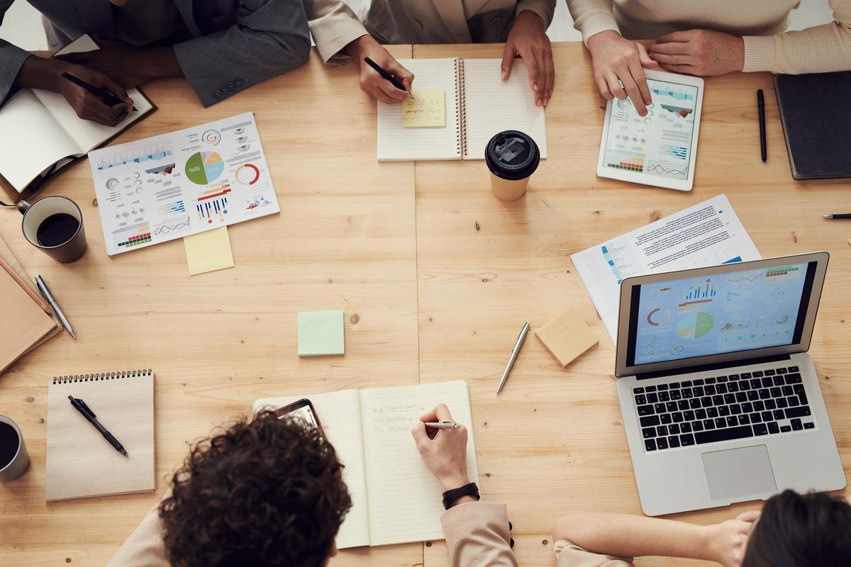 Professional team collaboration